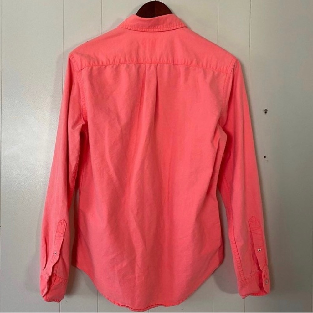 American Eagle Coral Button Up Shirt | size small - Picture 3 of 4